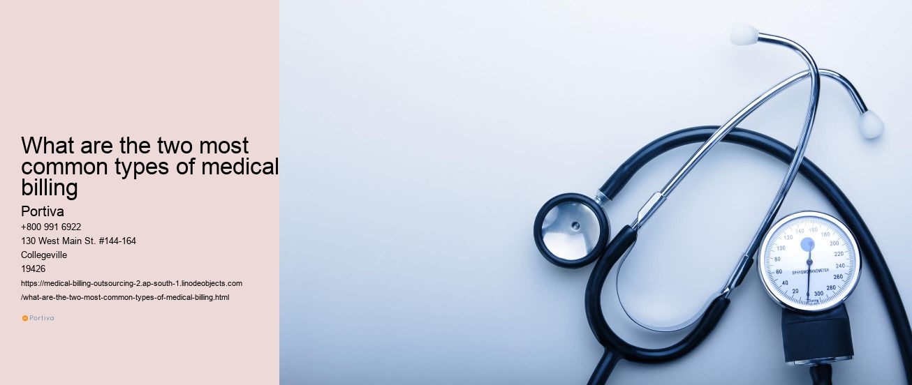 what are the two most common types of medical billing